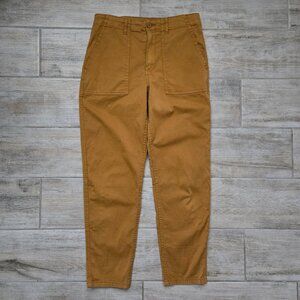 Sanctuary Utility Pants Women's Burnt Orange Patch Pocket Button Waist 30